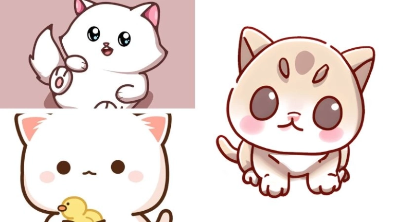 99+ ảnh mèo cute chibi dễ thương hết nấc không thể bỏ lỡ