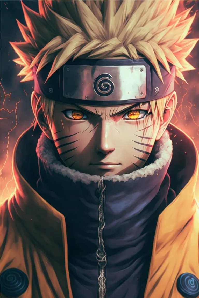 Ảnh Naruto ngầu thể hiện sức mạnh huyền thoại của Uzumaki