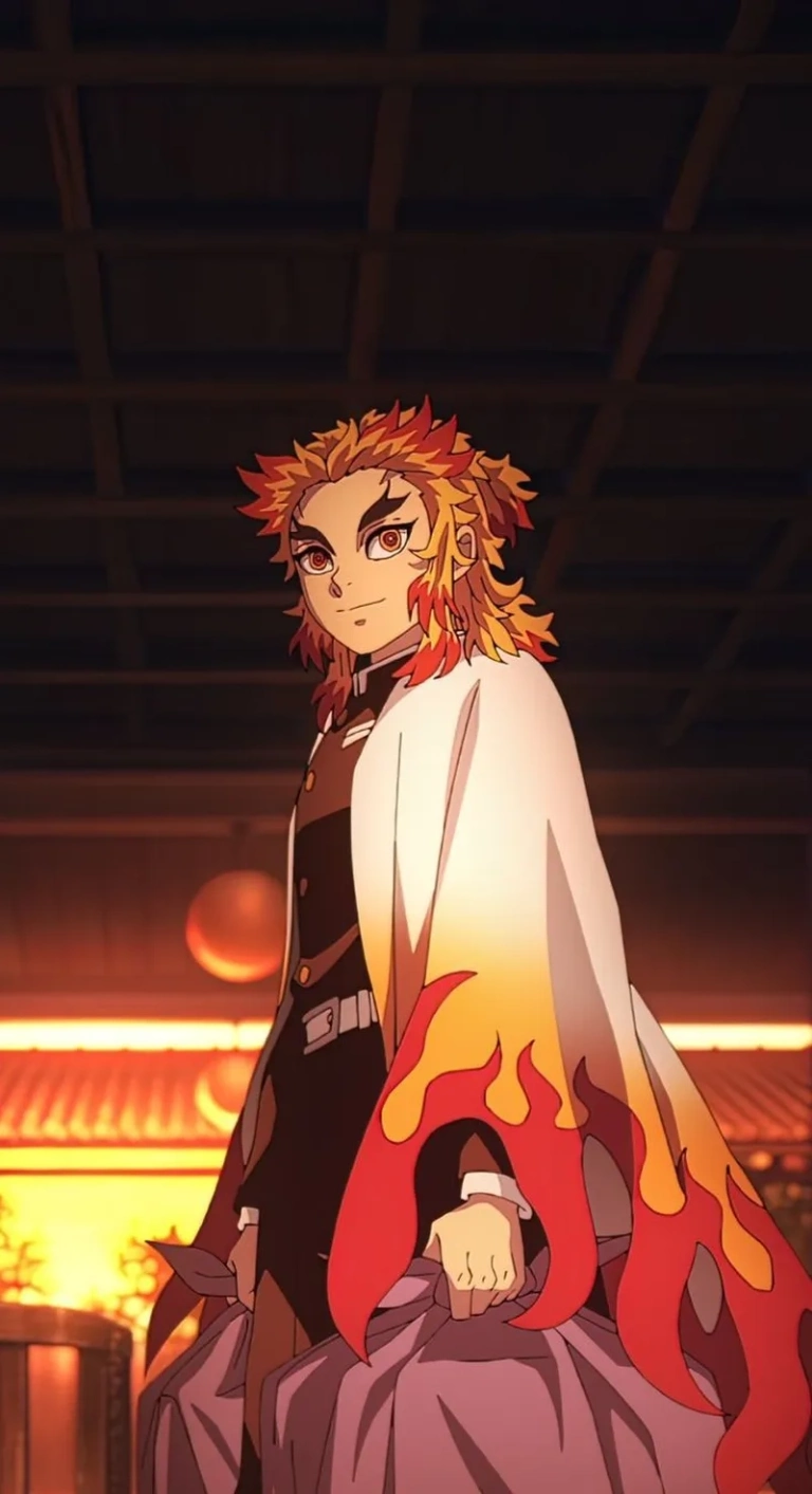 Cập nhật ảnh Rengoku cho bộ sưu tập fan Demon Slayer của bạn