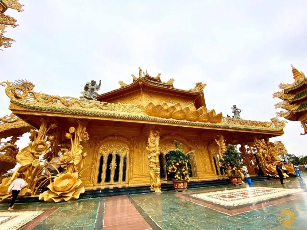 Chùa Phúc Lâm dát vàng ở đâu khiến du khách muốn tận mắt chiêm ngưỡng