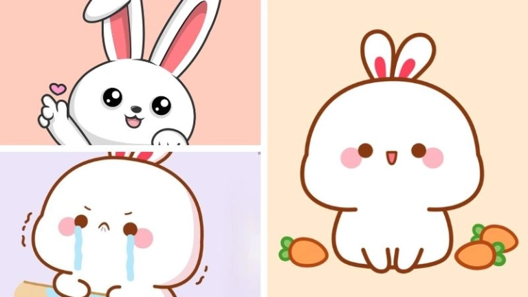 Khám phá bộ ảnh thỏ cute chibi siêu dễ thương, cực chất