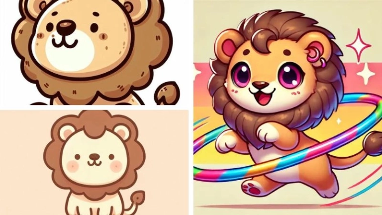 Khám phá bộ sưu tập ảnh sư tử chibi siêu dễ thương