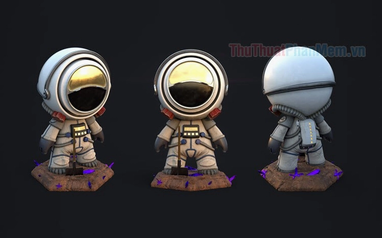 Khám phá thế giới phi hành gia cute chibi: Hình nền độc đáo cho mọi thiết bị