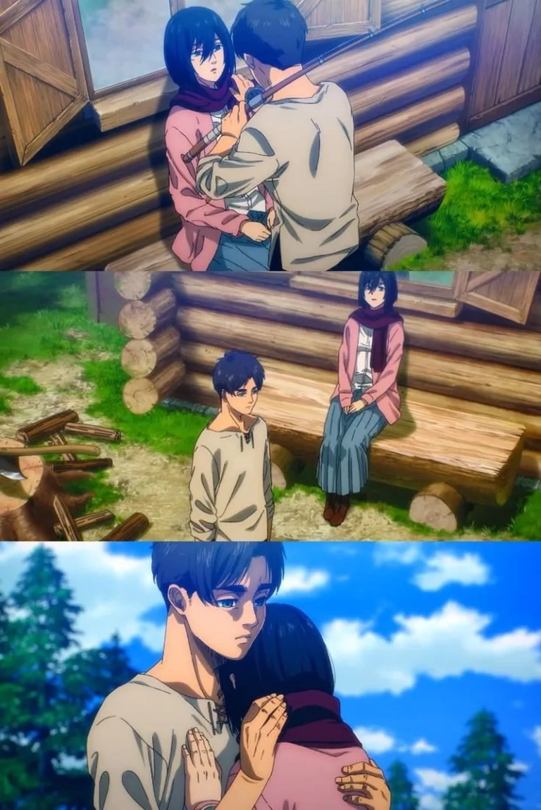 Khoảnh khắc đẹp của Mikasa và các nhân vật trong Attack on Titan