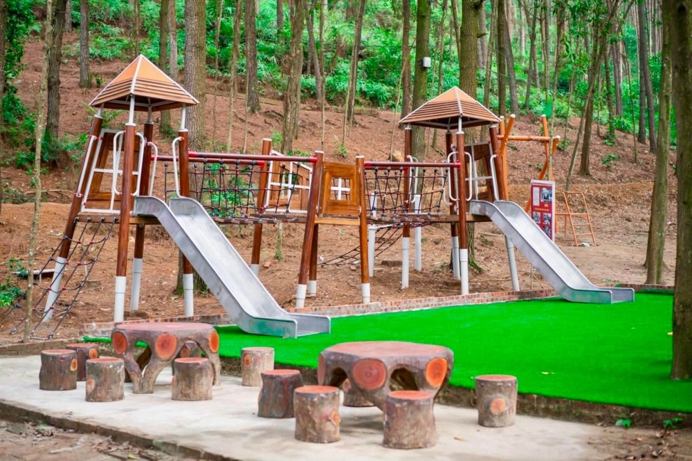 Khu trải nghiệm Bản Rõm học làm nông dân giữa núi rừng