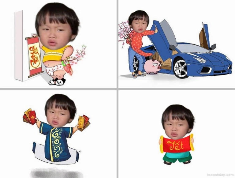 Mẫu ảnh chibi ghép đầu cho bé trai: Khám phá phong cách độc đáo 2026