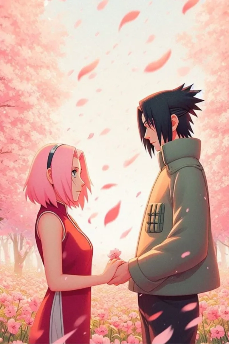 Ngắm ảnh Sasuke và Sakura tình tứ qua từng khoảnh khắc