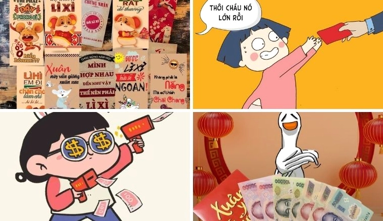 Tổng hợp meme lì xì Tết 2026 hài hước và độc đáo