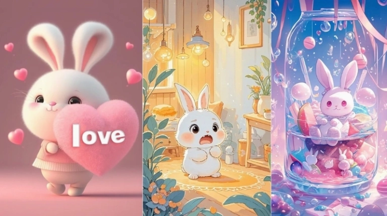 Tuyển Tập Hình Ảnh Thỏ Chibi Dễ Thương Nhất Cho Năm 2026
