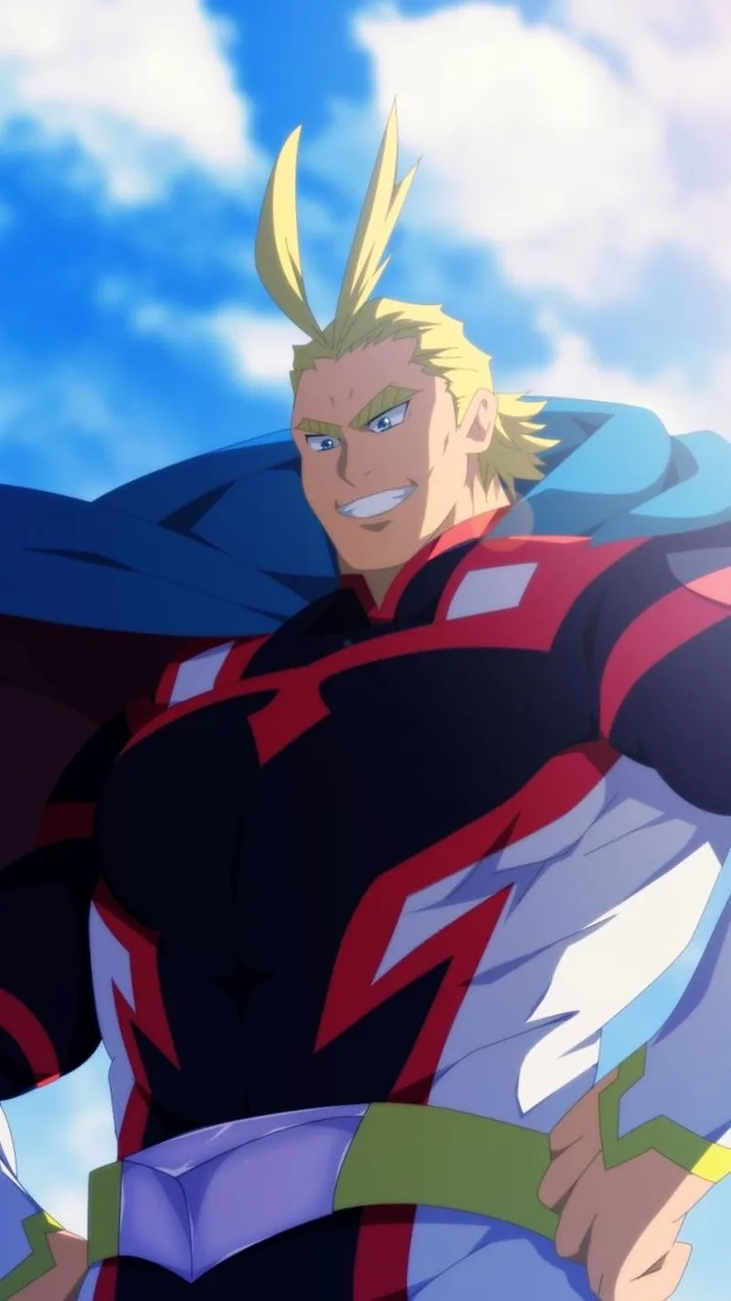 All Might Art bức tranh đẹp về anh hùng trong My Hero Academia