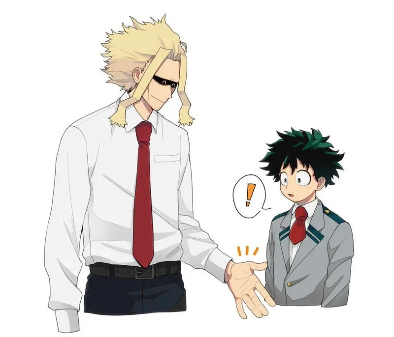All Might x Izuku câu chuyện thầy trò trong My Hero Academia