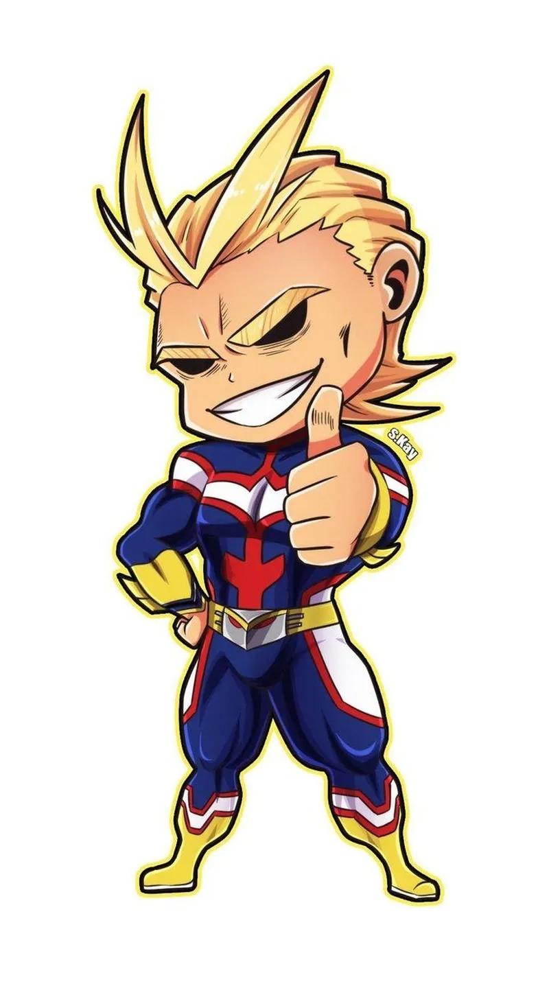 Tải ngay All Might chibi PNG cho bộ sưu tập của bạn