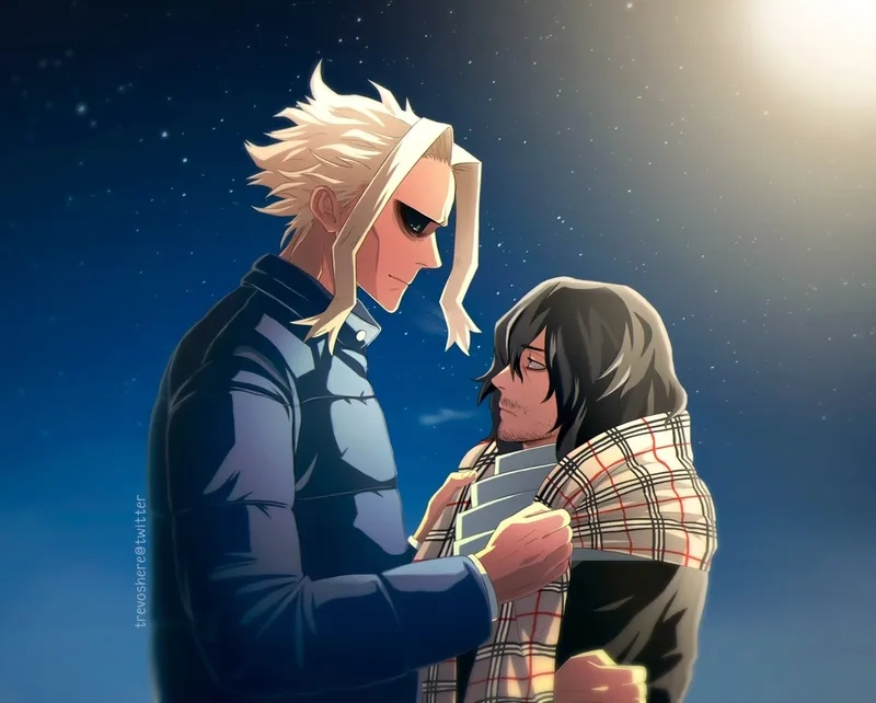 Khám phá mối quan hệ thú vị giữa Aizawa x All Might