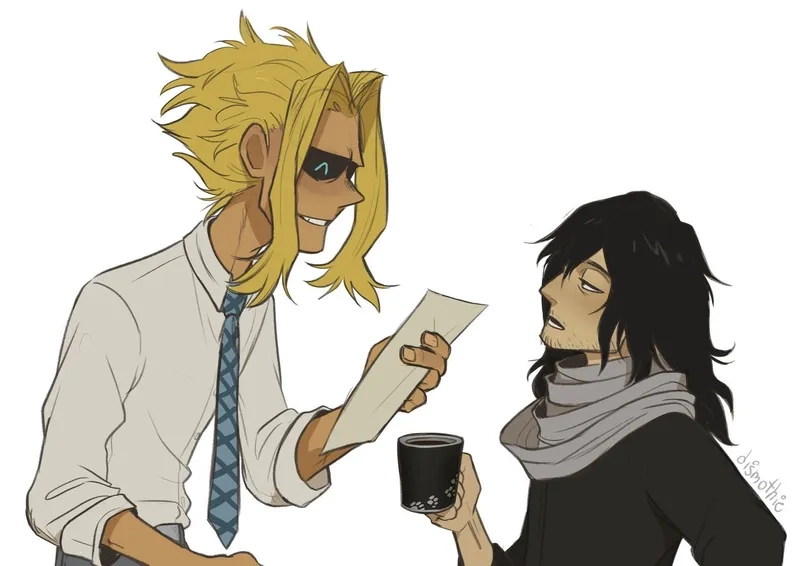 Aizawa x All Might comic tình bạn mạnh mẽ của hai nhân vật chính