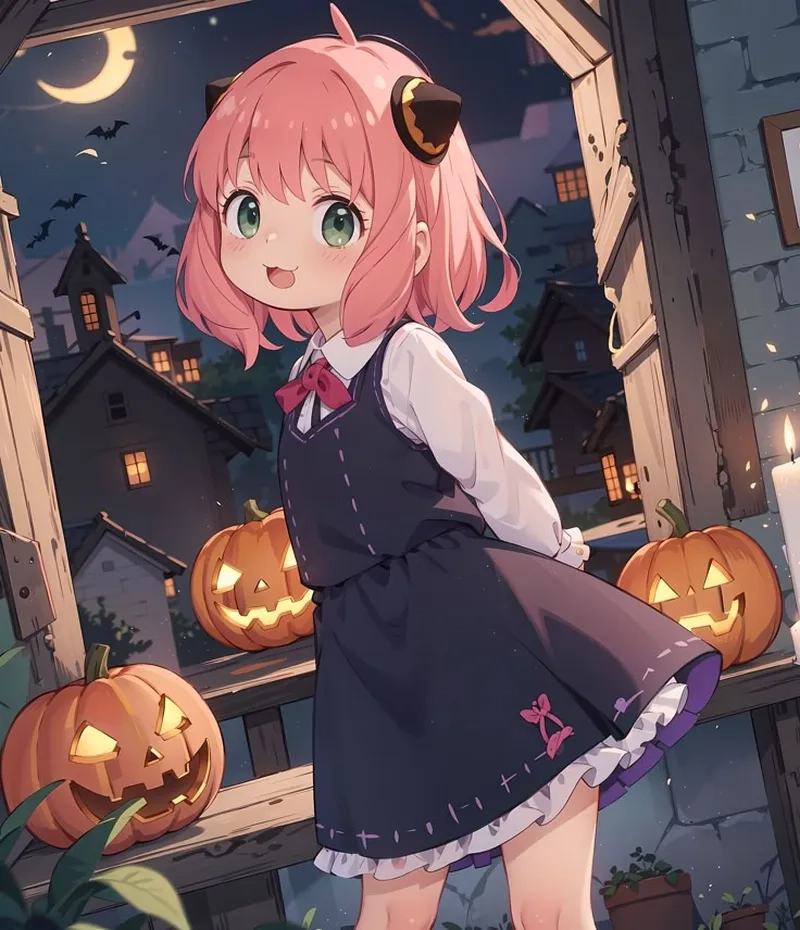 Tải anime chibi Anya để làm hình nền cute