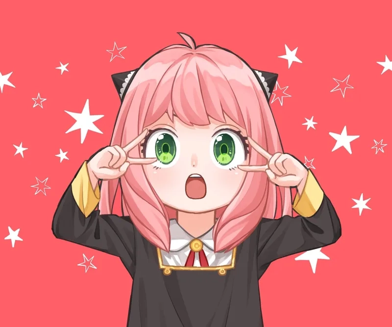 Ngắm Anya anime ngầu qua ảnh phong cách chất