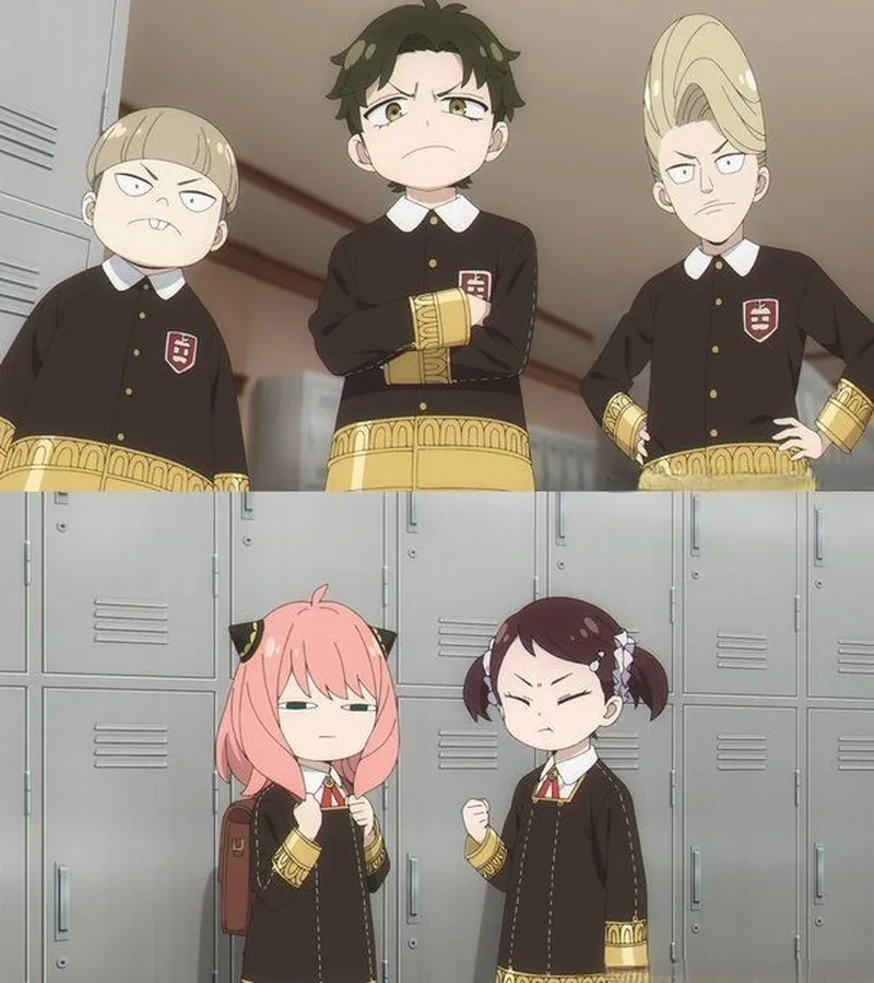 Ngắm Anya và những người bạn trong anime vui nhộn