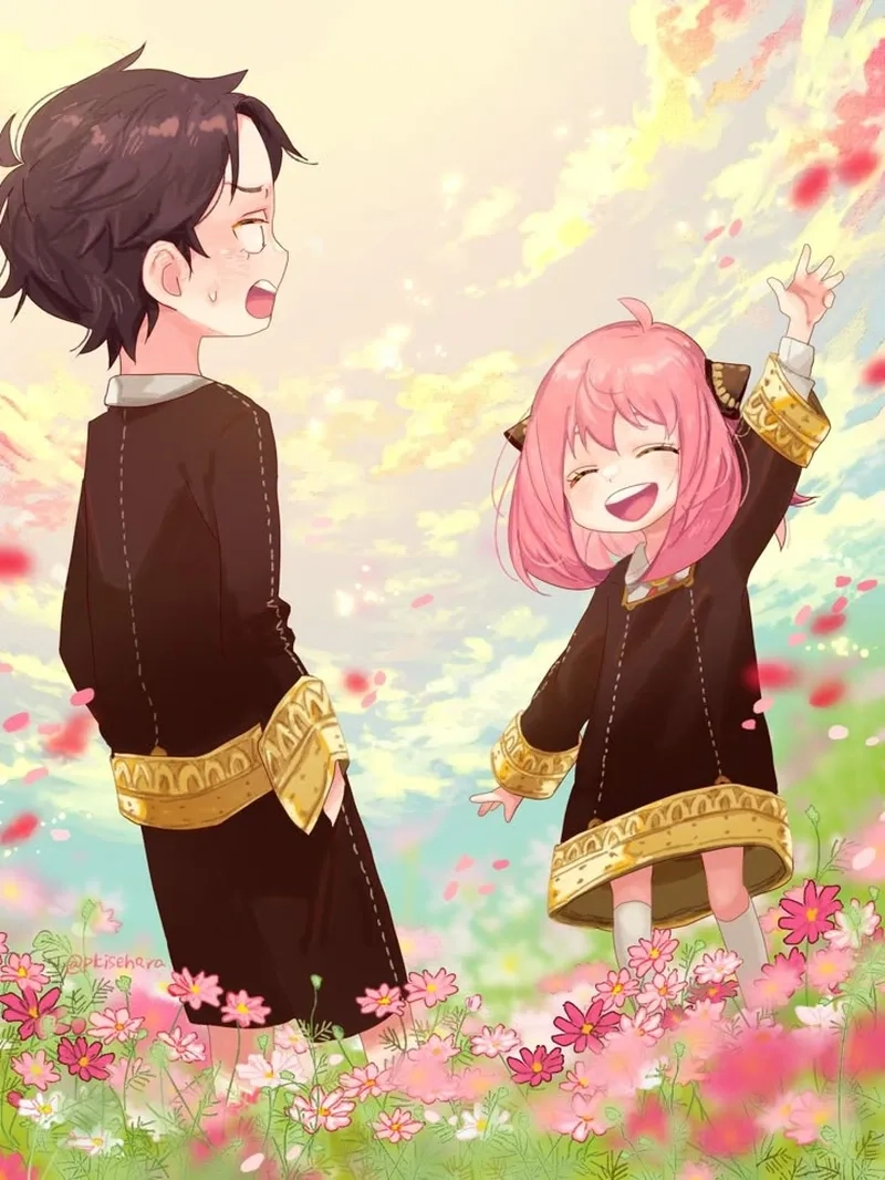 Fan mê Damian x Anya trong ảnh anime chất lượng
