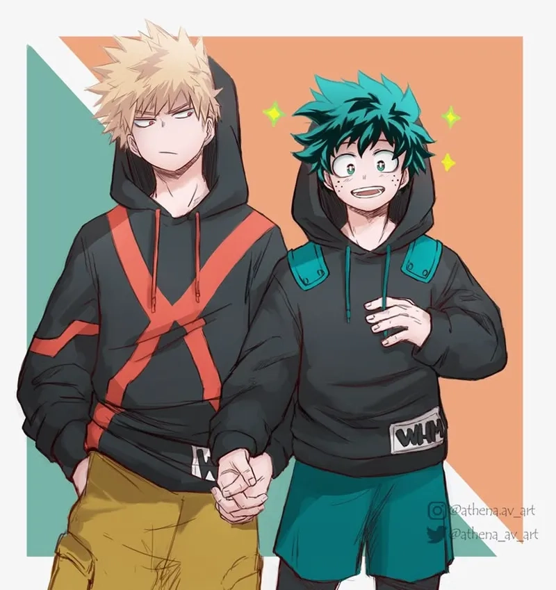 Bakugo and Deku là tình bạn vững mạnh giữa hai anh hùng