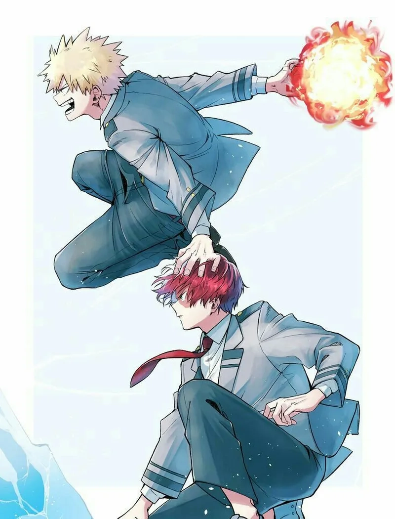Shoto x Bakugou mang đến những khoảnh khắc đáng nhớ trong My Hero Academia