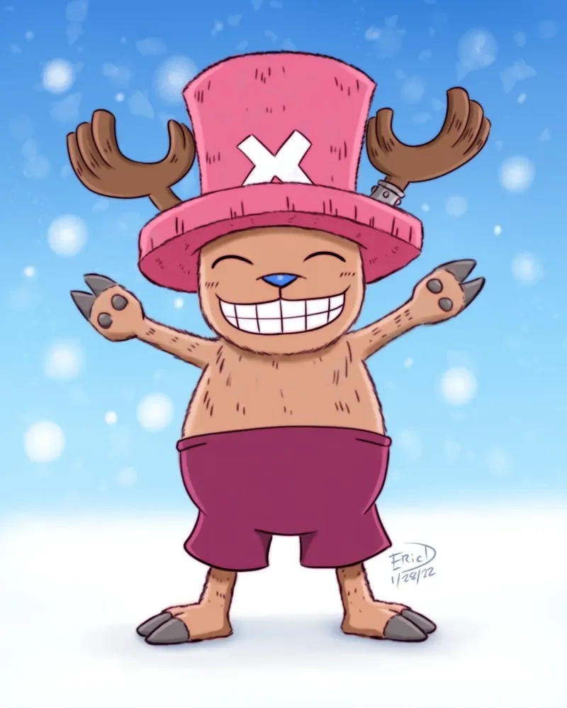 Dr Tony Tony Chopper là bác sĩ tài ba nhất của băng Mũ Rơm