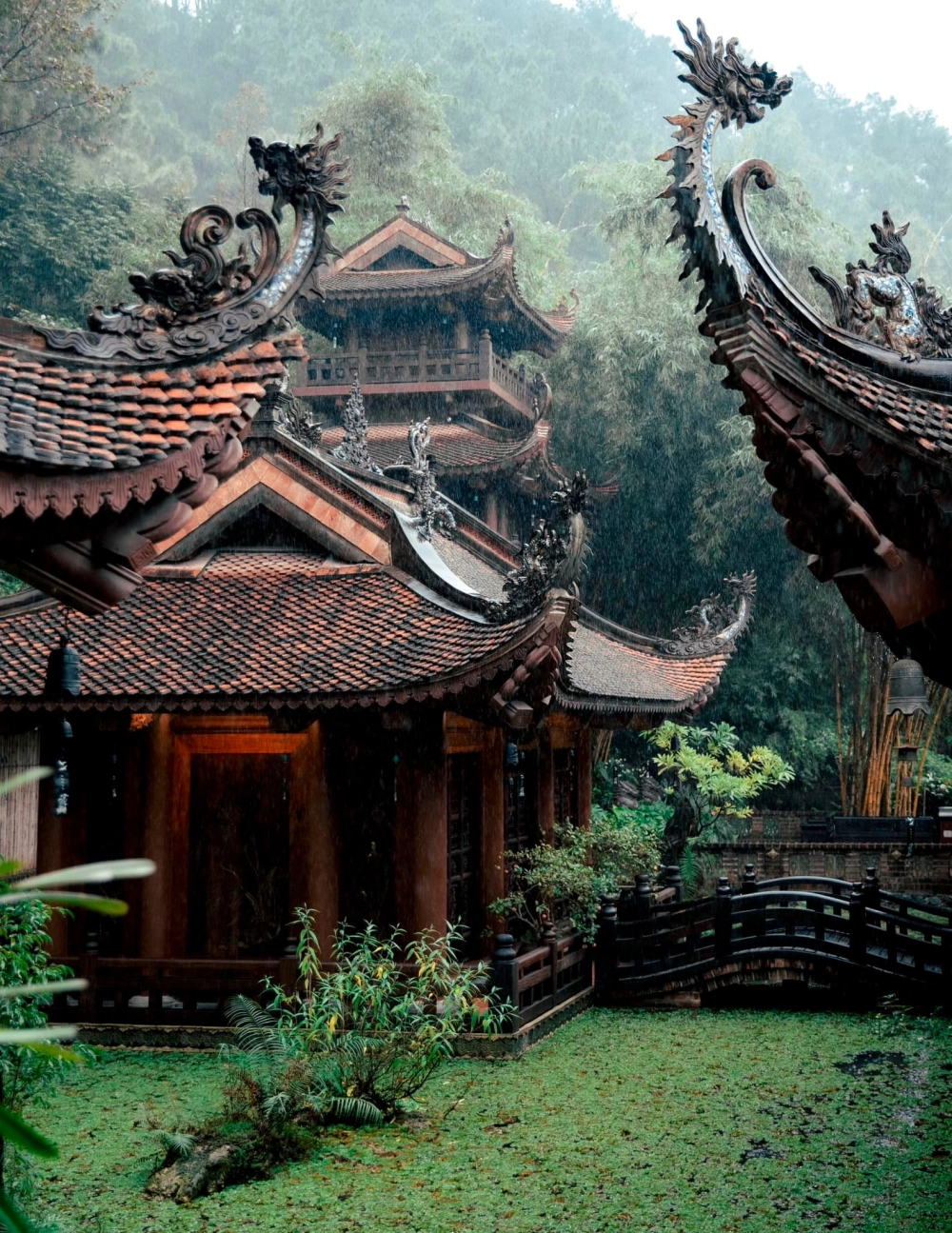 Chiêm ngưỡng kiến trúc chùa địa tạng phi lai yên bình