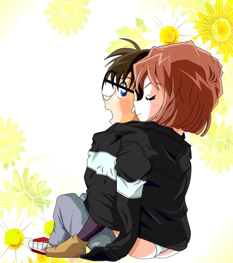 Conan hôn Haibara khoảnh khắc đáng nhớ trong series