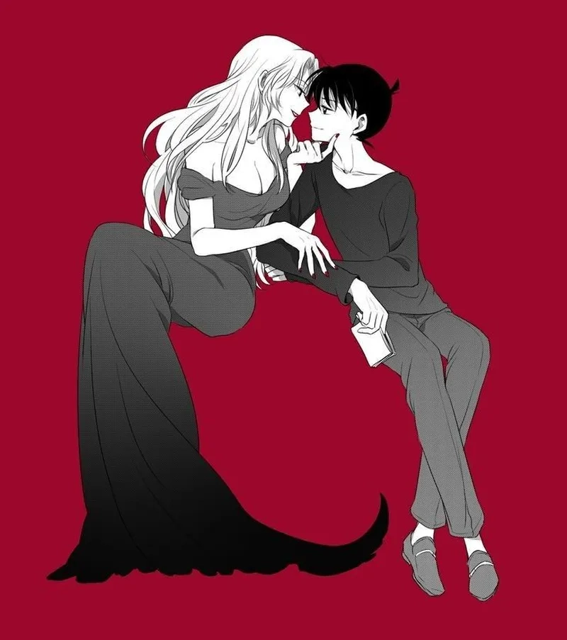 Conan x Vermouth mối quan hệ đầy mâu thuẫn