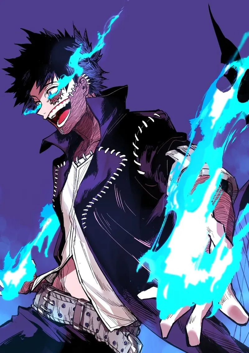 Hình ảnh Dabi manga khiến fan đứng ngồi không yên