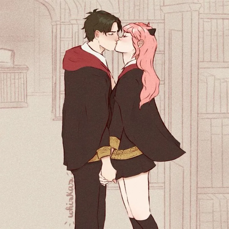 Anya x Damian hôn fanart lãng mạn nhất