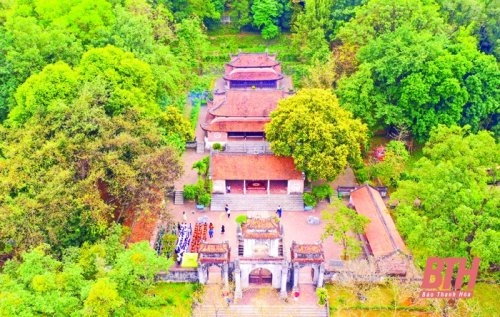 Khu di tích đền Bà Triệu là nơi lưu giữ những giá trị văn hóa lịch sử