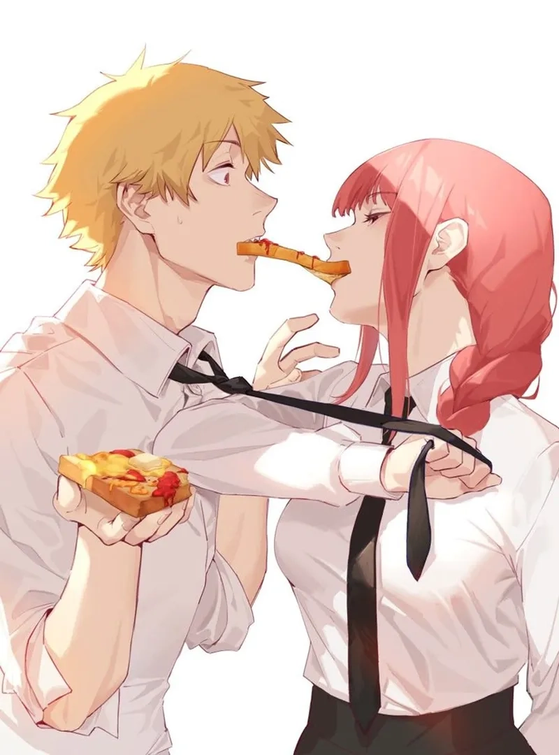 Makima x Denji tạo nên cặp đôi đầy drama trong manga