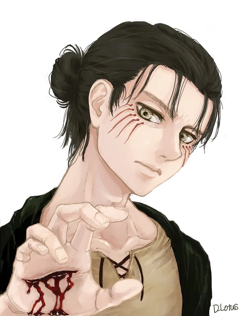 Drawing Eren thể hiện sự yêu thích và tài năng của những nghệ sĩ fan của Attack on Titan