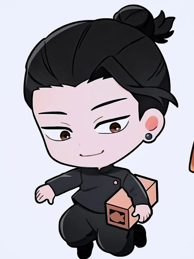 Ai mà cưỡng lại được vẻ ngoài của chibi Geto cơ chứ