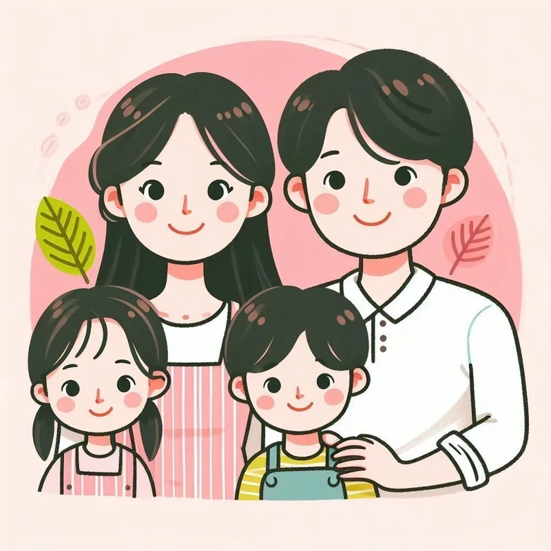 Hướng dẫn cách vẽ gia đình chibi cực đơn giản mà siêu dễ thương