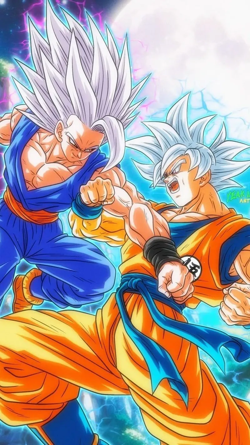 Gohan x Goku cùng nhau chiến đấu để bảo vệ thế giới khỏi kẻ thù mạnh mẽ