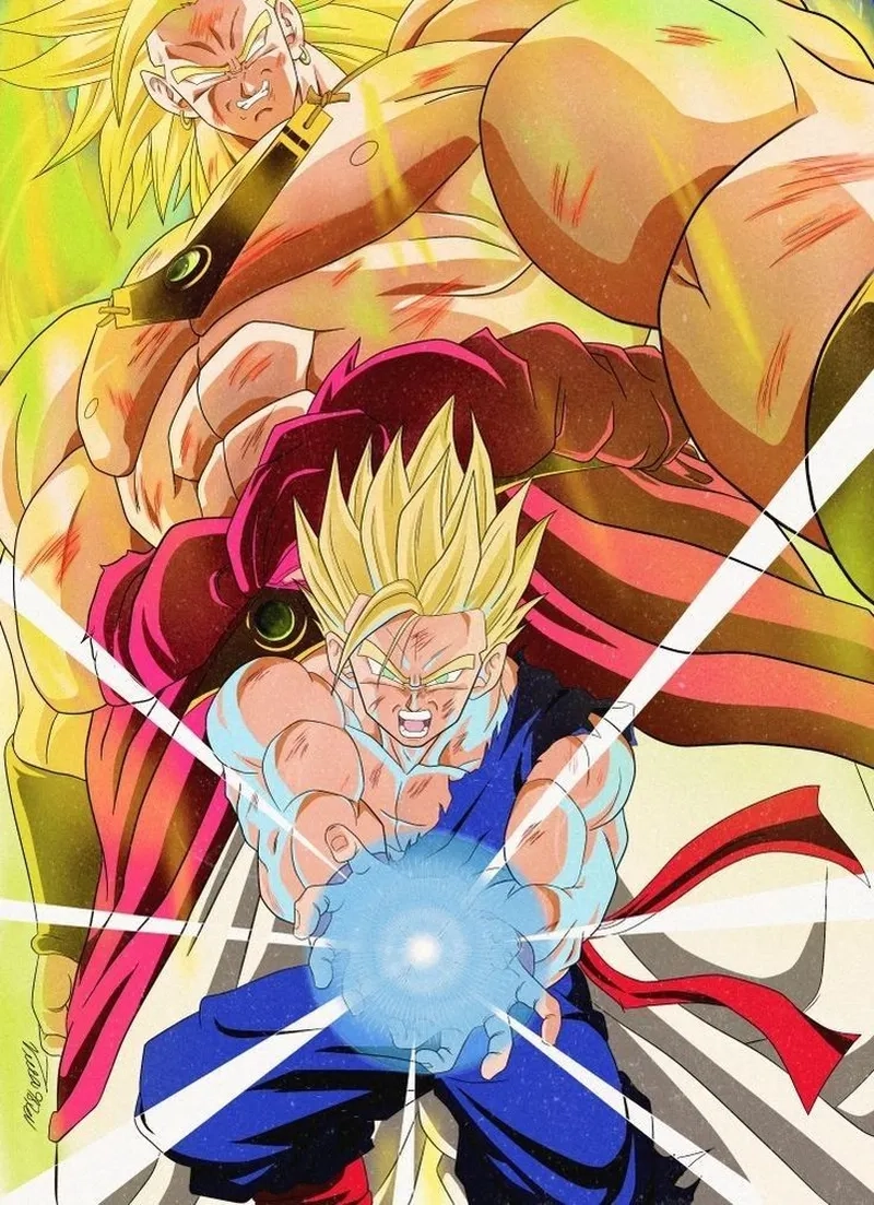 Broly vs Gohan trận đấu quyết định sức mạnh tối thượng giữa hai huyền thoại