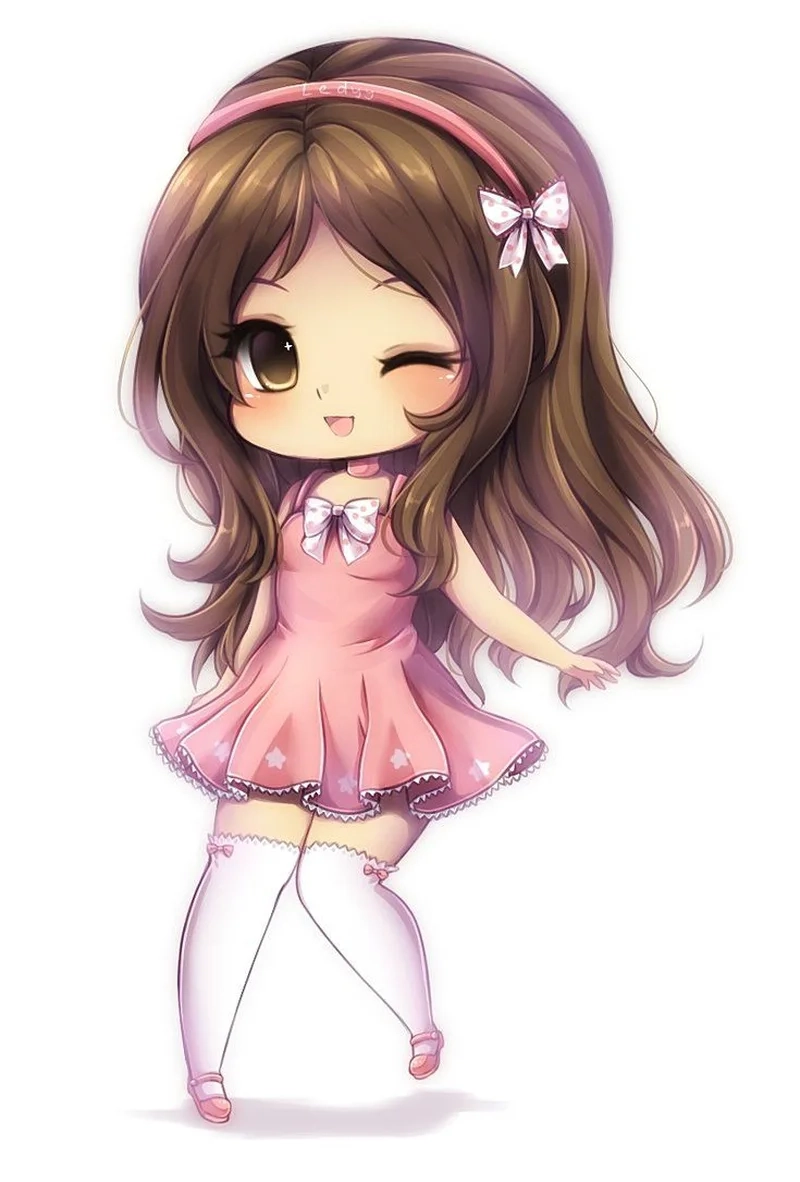 Ngắm trọn bộ hình ảnh chibi nữ cute siêu dễ thương