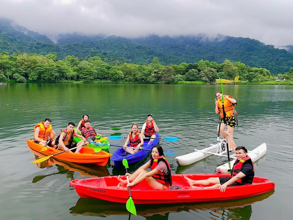 Điểm đến lý tưởng tại khu sinh thái hồ đồng đò