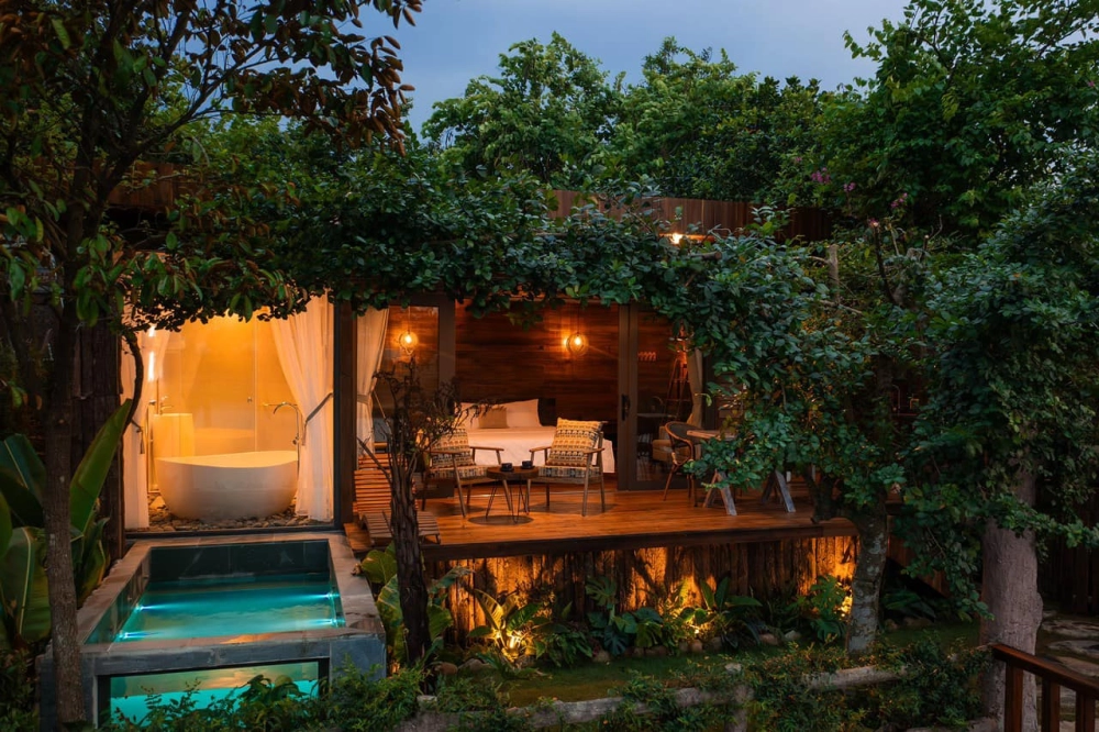 Căn biệt thự ven hồ island house hồ đồng đò