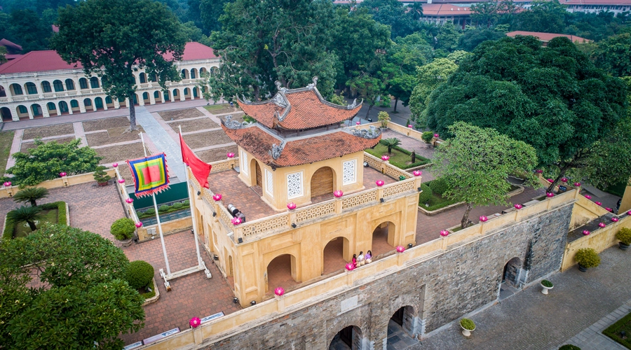 Tham quan khu hoàng thành thăng long lưu giữ nét đẹp nghìn năm