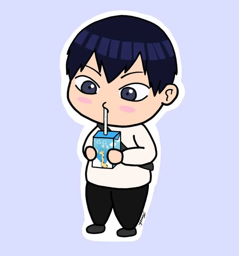 Nhìn Kageyama chibi trong những bức tranh dễ thương này sẽ làm bạn không thể rời mắt