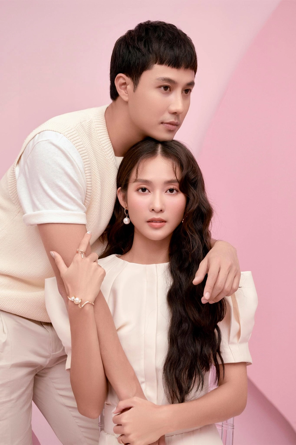 Họ từng hợp tác trong Khả Ngân Thanh Sơn phim