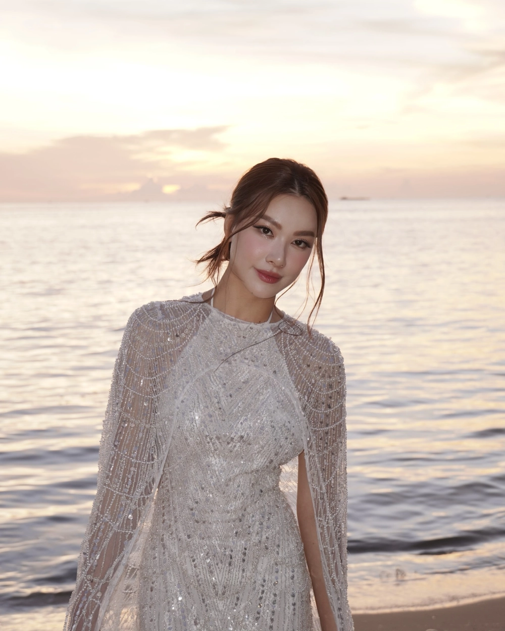 Kim Duyên thi quốc tế luôn thể hiện phong độ và khí chất vượt trội