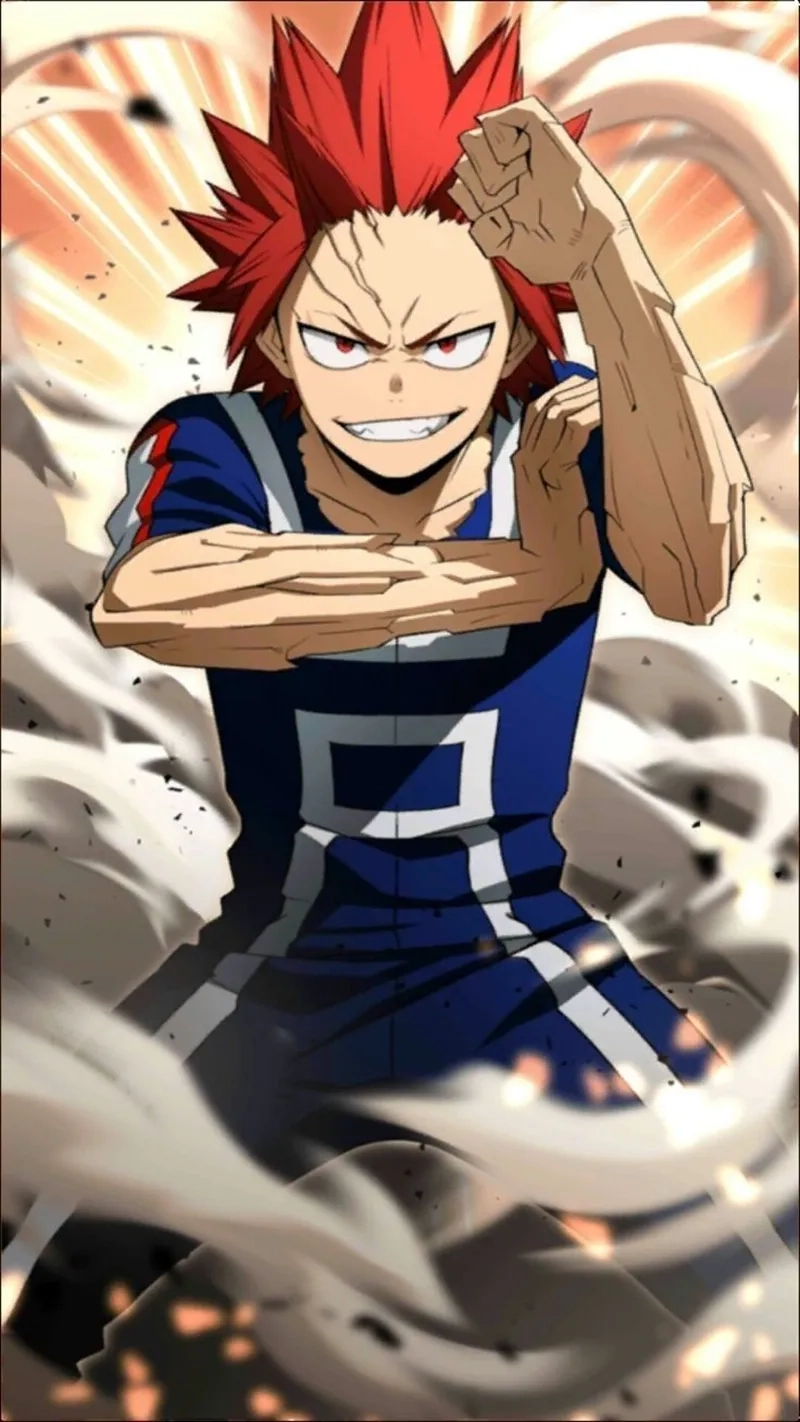 Kirishima MHA nhân vật với vẻ ngoài mạnh mẽ nhưng đầy tình cảm