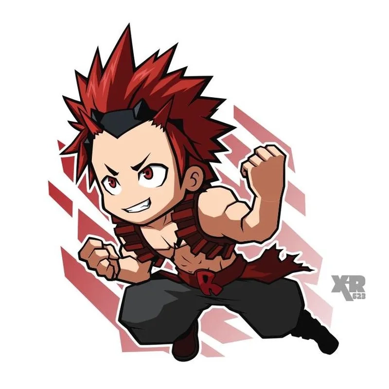 Cute Kirishima chibi chắc chắn sẽ làm bạn phải lòng ngay từ cái nhìn đầu tiên
