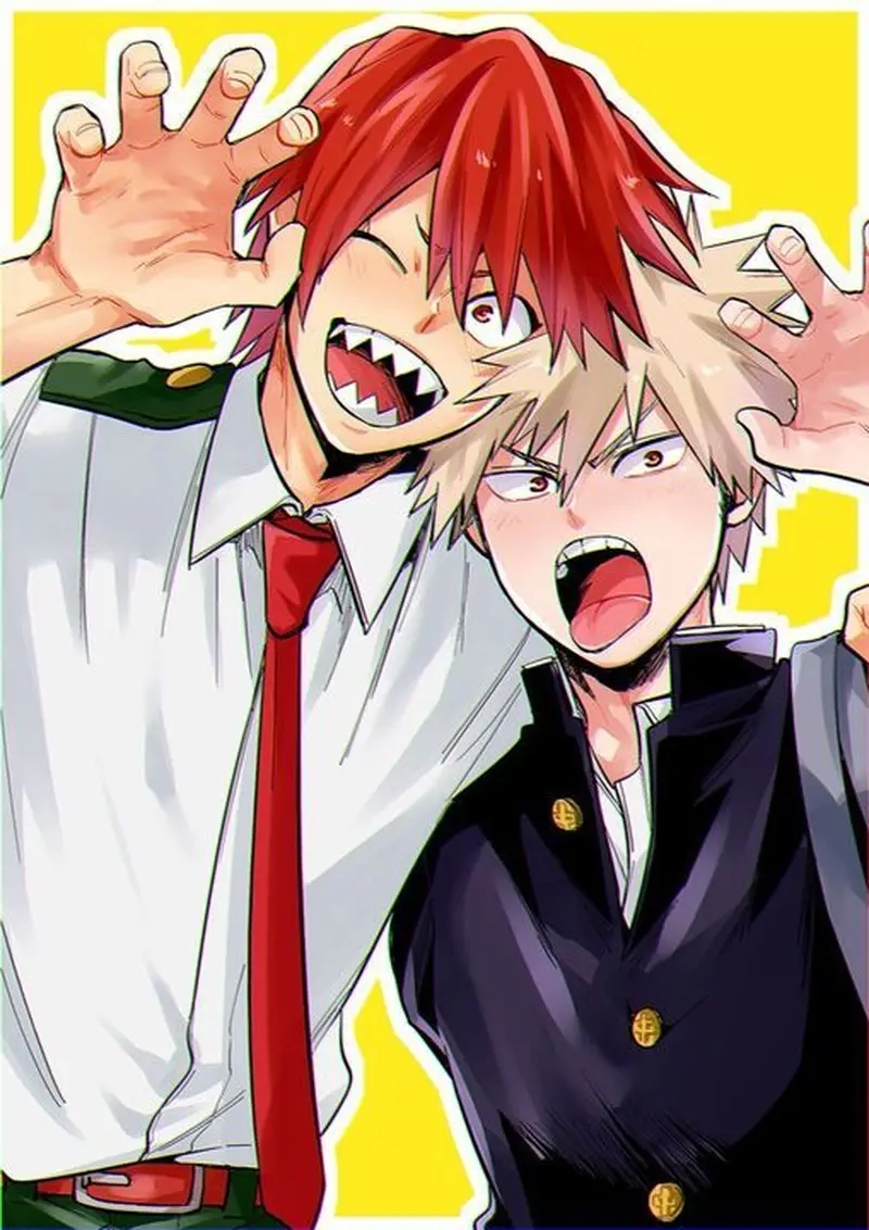 Bakugou x Kirishima là một trong những mối quan hệ đáng chú ý trong My Hero Academia