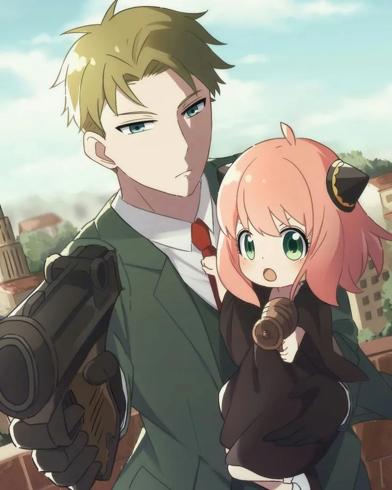 Loid Forger and Anya cha con đáng yêu nhất