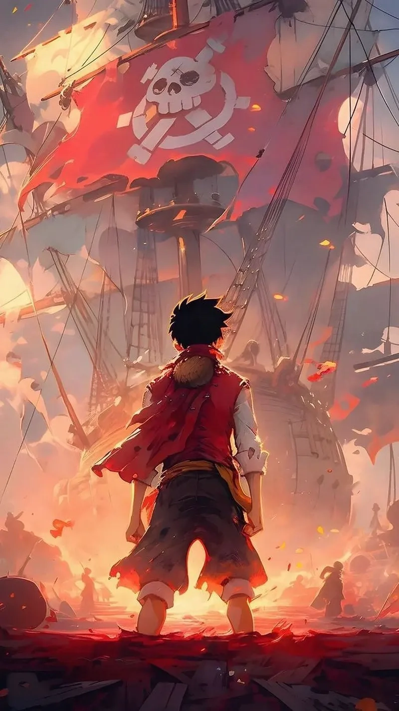 Hình ảnh Luffy 4K sắc nét và chân thực