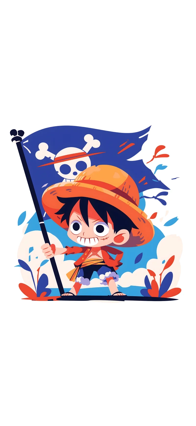 Ai cũng vẽ được với cách vẽ luffy chibi cute cực đơn giản